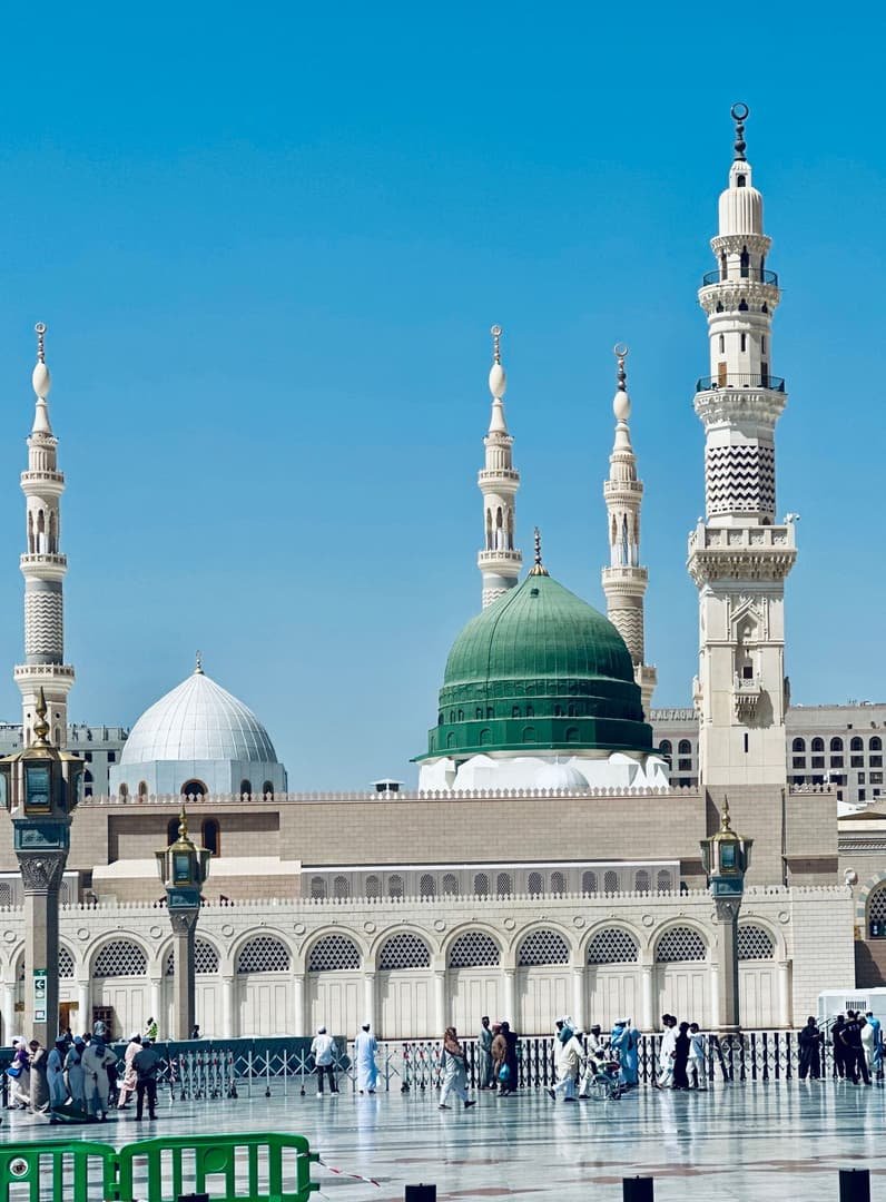 Mosquée Nabawi à Médine, lieu saint de l'Islam